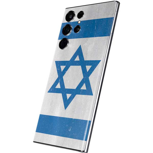 Israel Flag Distressed Galaxy S22 Ultra Skin